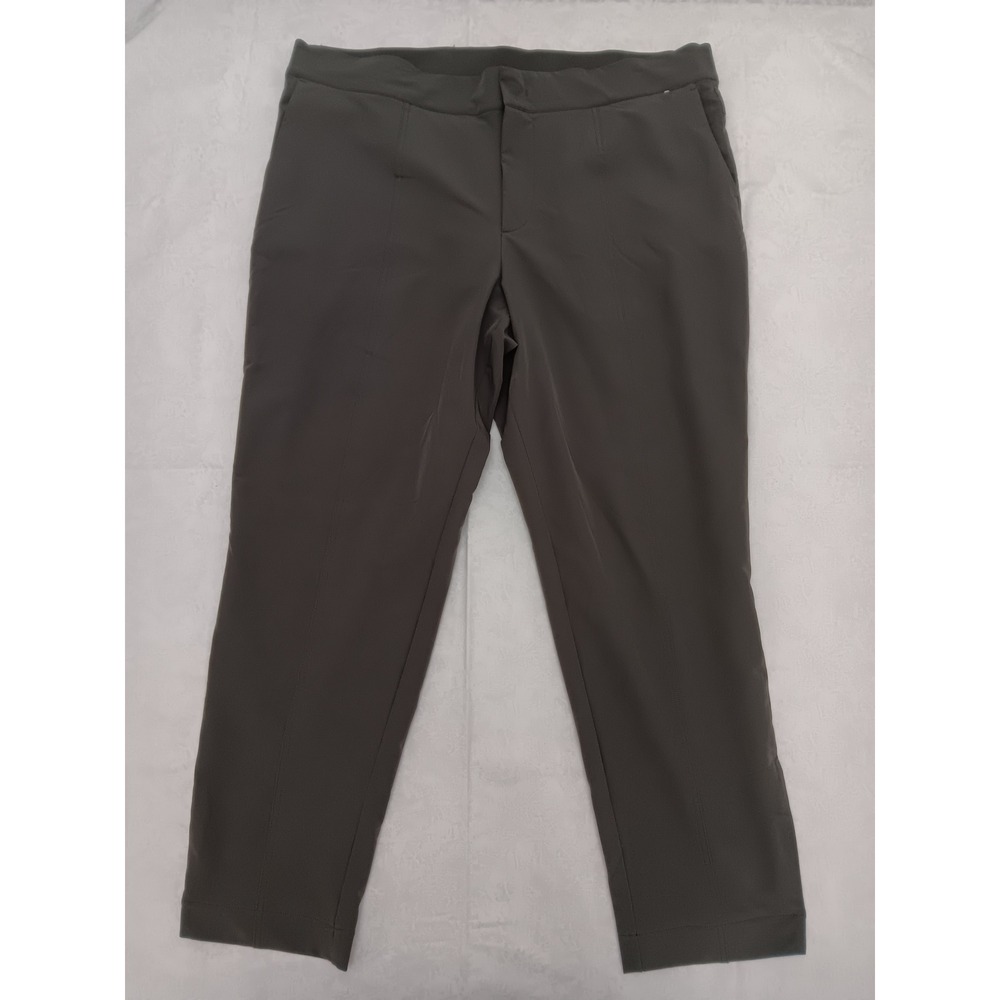 Gray Mondetta Performance Women's Plus Size 16 Outdoor Athleisure Ankle Pants